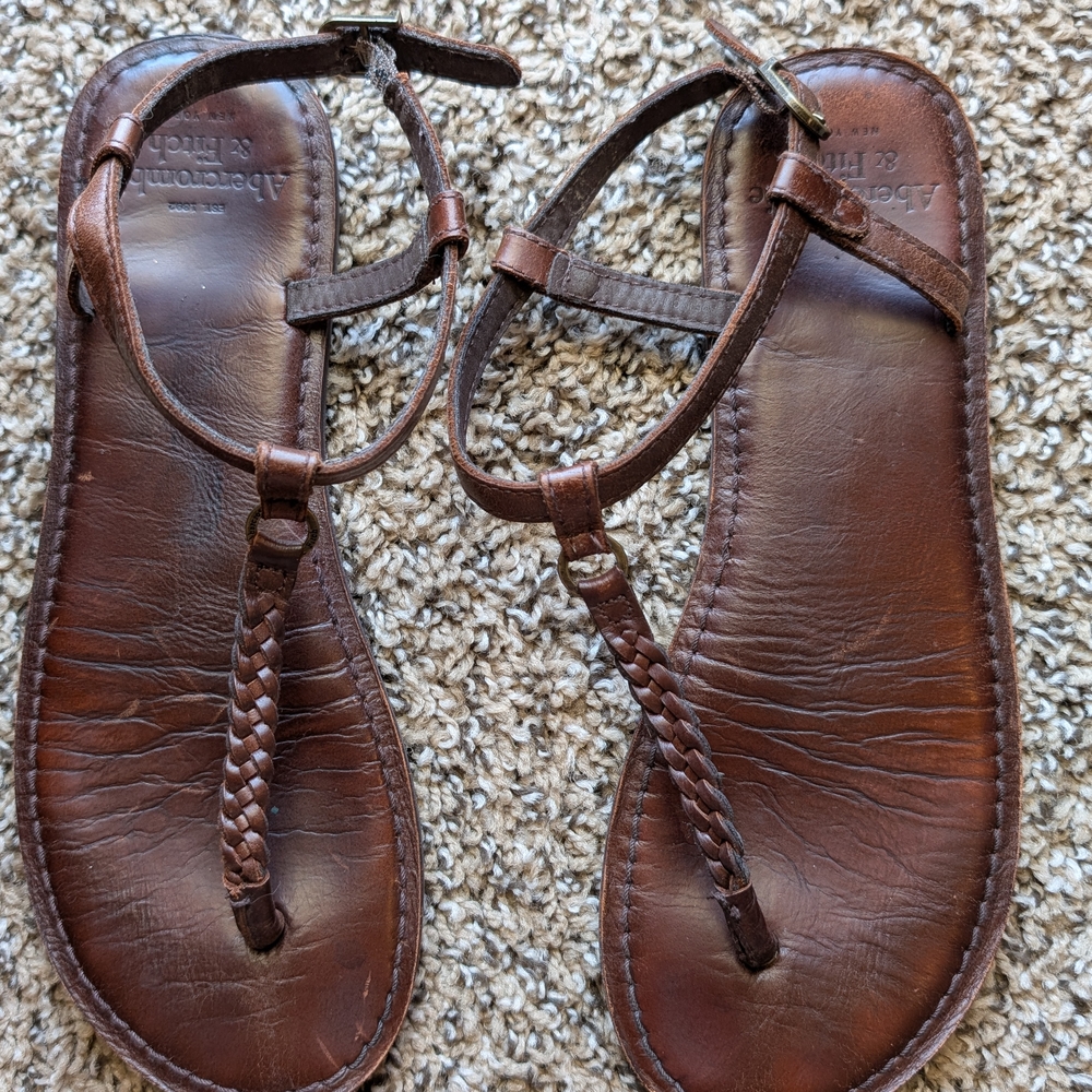 Brown Leather Sandals